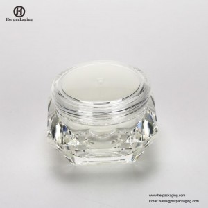 HXL2210 Potten Diamantvorm Luxe Acryl Dubbelwandige Lege Cosmetische zalfpotje