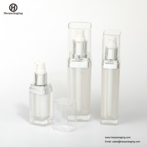 HXL3110 Lege acryl airless crème en lotionfles cosmetische verpakking verpakking voor huidverzorging