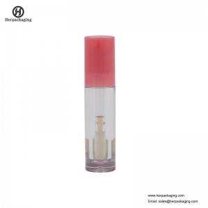 HCL306 Doorzichtige plastic lege lipglossbuizen voor cosmetische kleurproducten geflockte lipglossapplicators